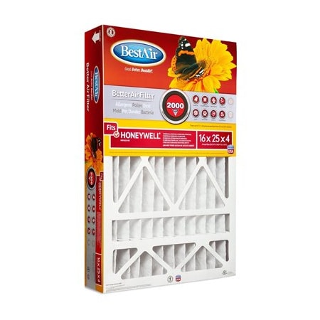 Honeywell 16x25x4 Pleated Air Filter HW1625-11R